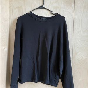 COS black dolman sleeve sweatshirt